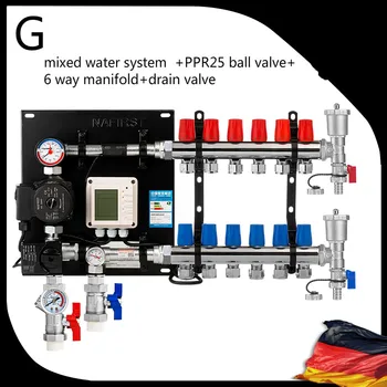 

mixed water system for floor heating temperature control system mixed water temperature calculation with manifold for 1/2 pex