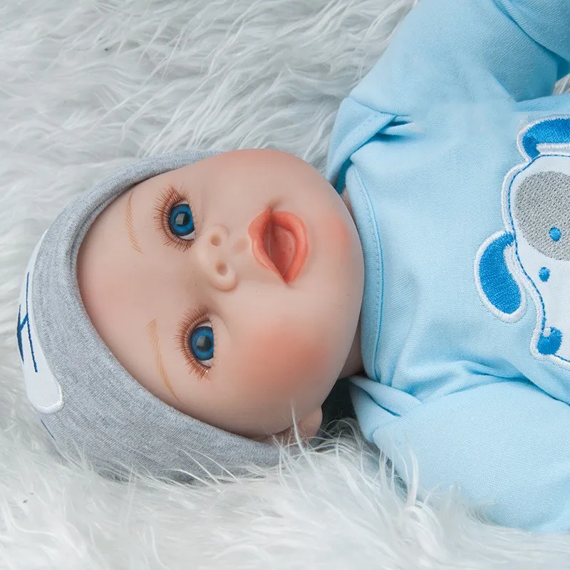 55 см кукла-Имитация милого ребенка, мягкая детская кукла-Реборн, кукла для новорожденного, имитирующая куклы, детские партнеры по росту, детский сад