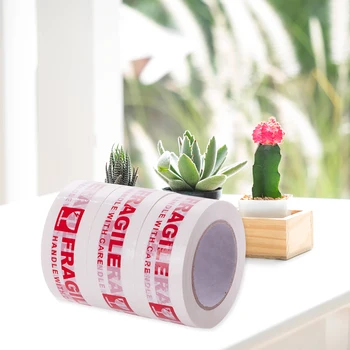 

Safety Adhesive Tapes Fragile Warning Waterproof Handle With Care Super Strong Self-adhesive Keep Dry Express Label