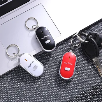 

Mini Anti-lost Whistle Key Finder Flashing Beeping Remote Kids Key Bag Wallet Locators Child Alarm Reminder Drop K1604 I