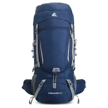 

60L Outdoor Backpack with Rain cover Camping Climbing Bag Waterproof Mountaineering Hiking Backpack Sport Bag Climbing Rucksack