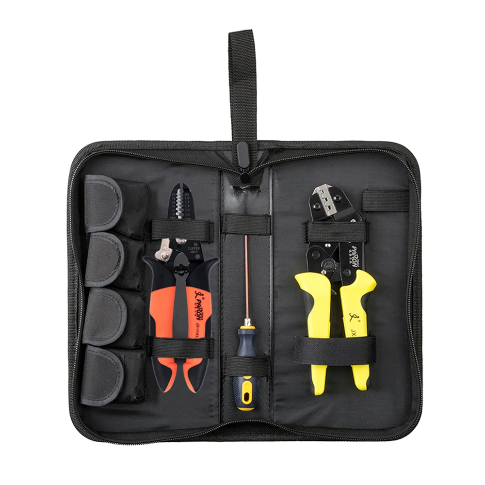 

4 in 1 Professional Wire Stripper Crimper Kit Self-adjustable Terminal Crimping Pliers Hand Tools
