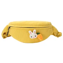 CONEED сумка на поясном ремне Для женщин модная сумка через плечо сумка на плечо с мультипликационным принтом в виде милого кролика на плечо Bolsa Feminina прекрасный нагрудное портмоне сумки