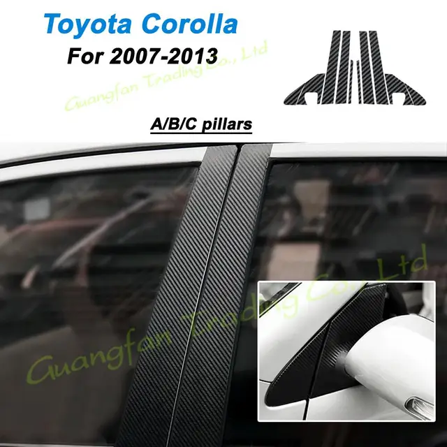 Real Carbon Fiber Car Inner Co-pilot Dashboard Cover Trim Decal Stickers  For Toyota Corolla - Auto Interior – купить по низким ценам в  интернет-магазине Joom