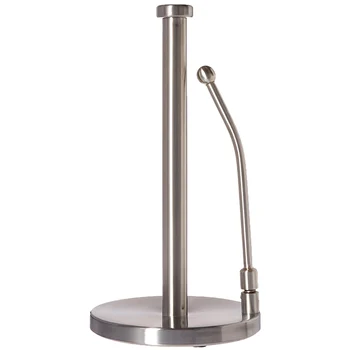 

Heavy Base Vertical Tissue Stable Stainless Steel Paper Towel Holder Kitchen Tool Functional Free-Standing Non-Slip