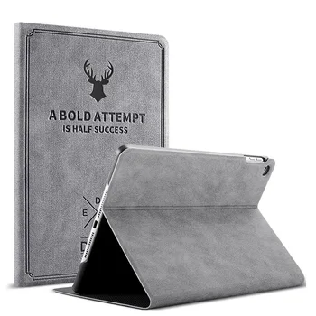 

New Deer Pattern Tablet Case for iPad Air 1 2 Tablet Flip Stand PU Leather Magnet Smart Sleep Wake Up Cover for iPad 5 6 Case