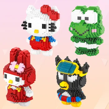 

New Diamond Building Blocks Micro-drill Particles Assembled Puzzle Small Building Block Net Red Girl Heart Series 6010-6013