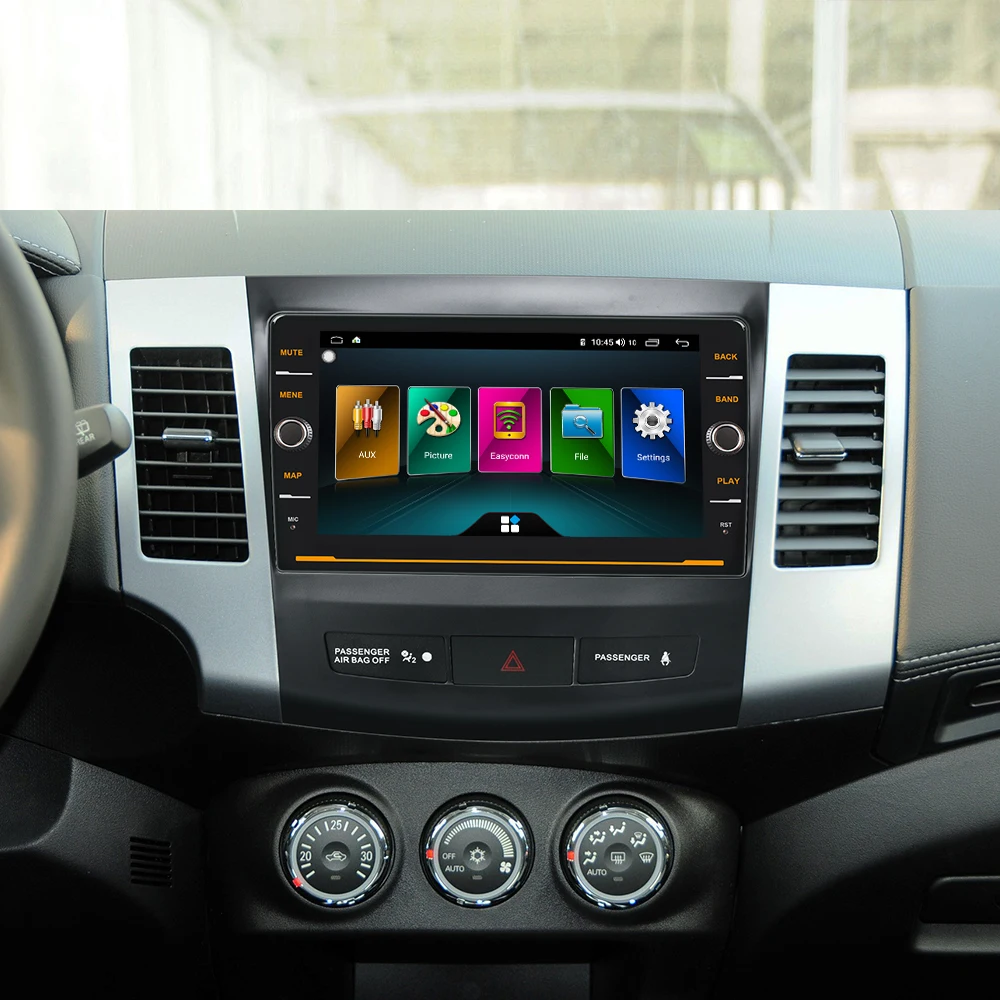Автомобильный DVD мультимедийный плеер EBILAEN для Mitsubishi Outlander XL 2005- 2Din Android 8,1 радио навигация gps магнитофон