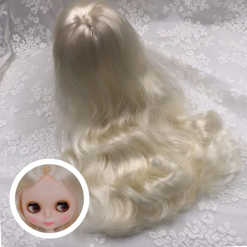 Partial Hairstyle-24 NBL Blyth кукла аксессуары для DIY пользовательские куклы Blyth, Blyth куклы волосы с куполом и головы волосы с челкой и частичная прическа - Цвет: Partial Hairstyle-24