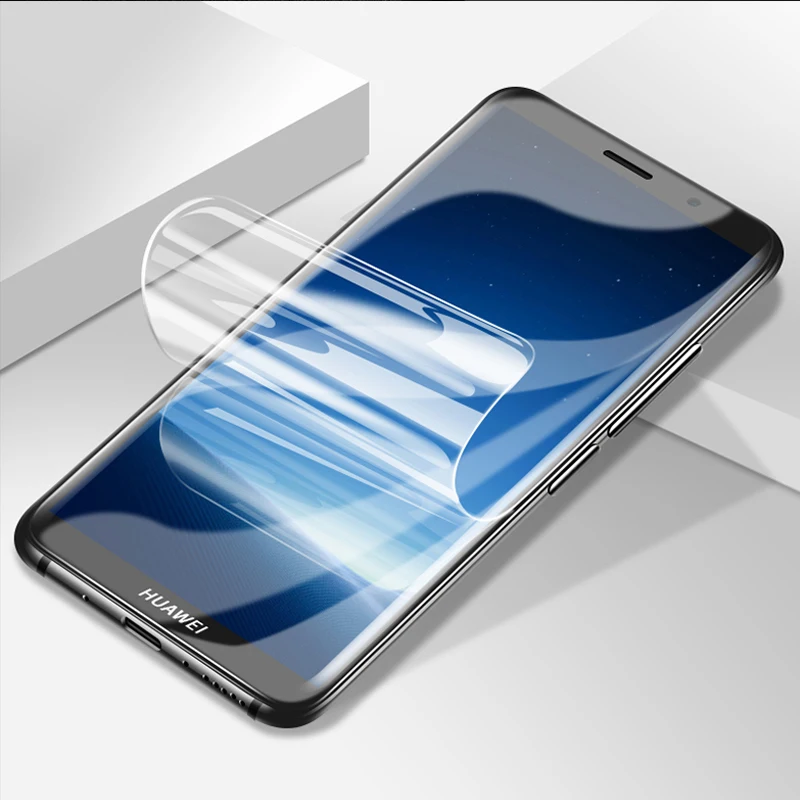 Мягкая Гидрогелевая пленка для huawei Y7 Y9 2019 Y6 pro 2018 Nova 4 honor V20 7A 6A 10i Защитная экрана