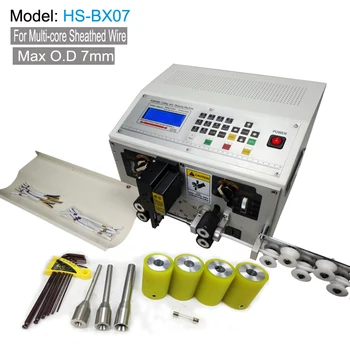 

Automatic Multi-core Sheathed Wire Cutting Stripping Machine Cable Stripping Machine for Wiring Harness 3x0.75mm2