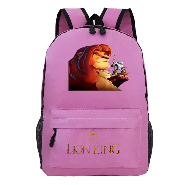 2021 New The Lion King Backpack Disney Cartoons Men Outdoor Travel Bag Laptop Bag Starry Sky Children Student School Bags Gifts 9