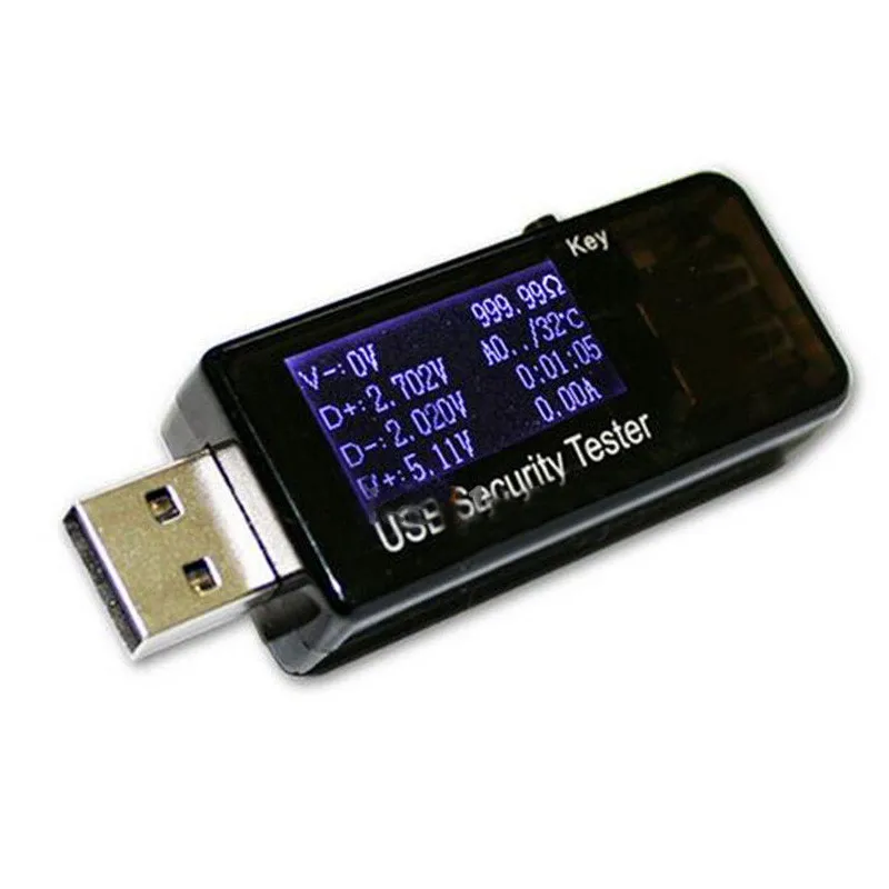 ЖК-дисплей USB детектор Вольтметр Амперметр мощность ёмкость тестер напряжение измеритель тока