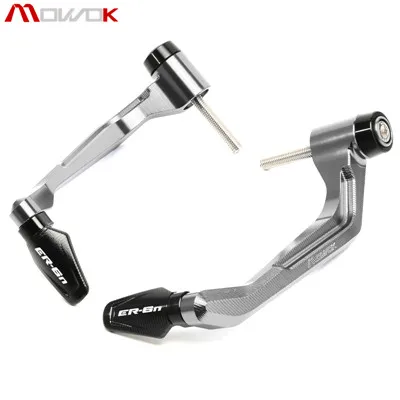 Для KAWASAKI ER6F ER6 F ER6N E R6N руль мотоцикла рукоятки+ тормозные рычаги сцепления защита - Цвет: ER6N Titanium