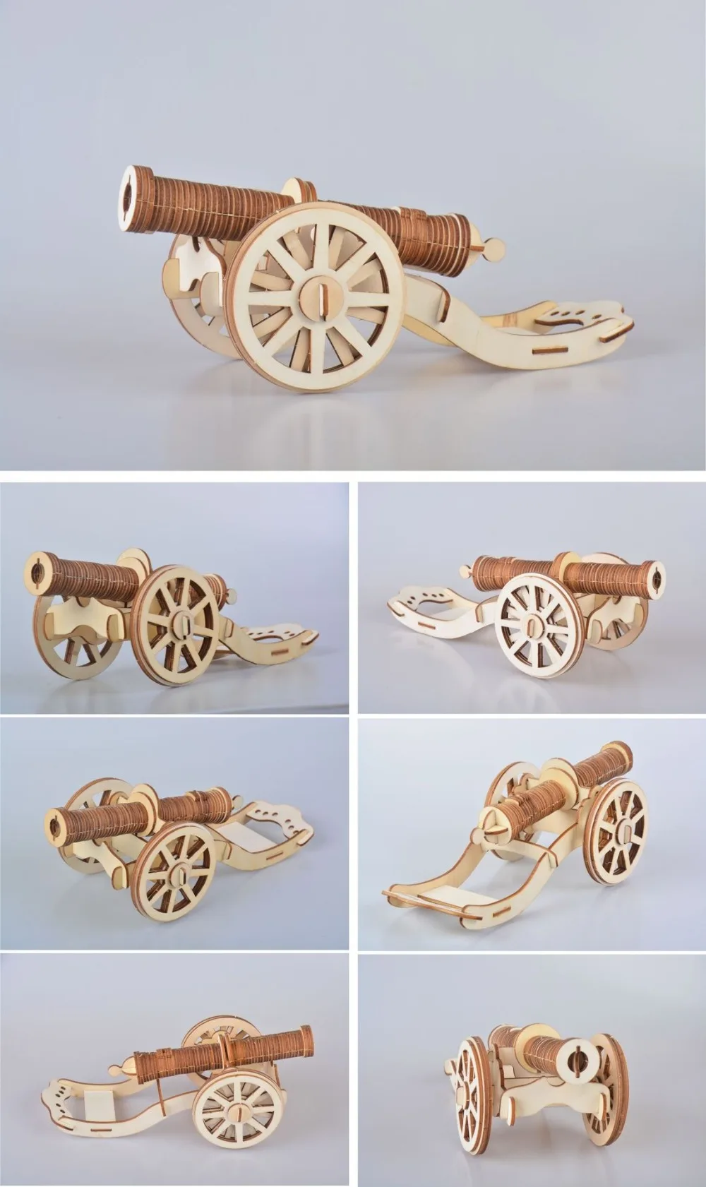 Кэннон DIY 3D деревянные головоломки деревянные ремесла Набор для резки деревянные игрушки для рождественского подарка 3226