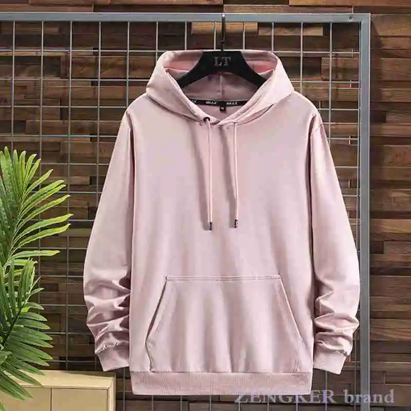 Sudadera de color vino tinto para hombre, ropa de pareja, suéter con  capucha de color sólido 8XL 7XL, sudaderas de gran tamaño, novedad de  primavera _ - AliExpress Mobile