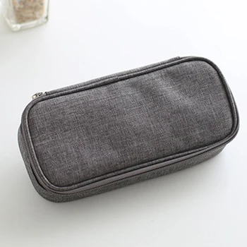 

Practical Oxford Cloth Carrying Portable Insulated Organizer Travel Storage Bag Zipper Closure Wear Resistant Outdoor Cooler