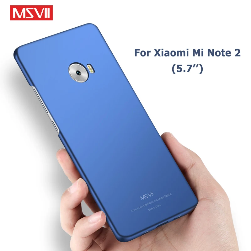 Mi Note 2 Чехол Msvii тонкий матовый чехол для Xiaomi Xiomi Жесткий ПК Note2 5 7&quot|note case|note 2mi note |