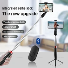 Селфи-палка, штатив, портативный смартфон, селфи-Палка для Xiaomi, Bluetooth, пульт дистанционного спуска затвора, складной селфи-штатив для iPhone Hoder