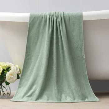 

Embroidered Bath Towel Soft Comfortable Wrap Bathroom Towel Swimming Absorbent Adult Recycled Fiber Towels Spa Big Hair 6MM34