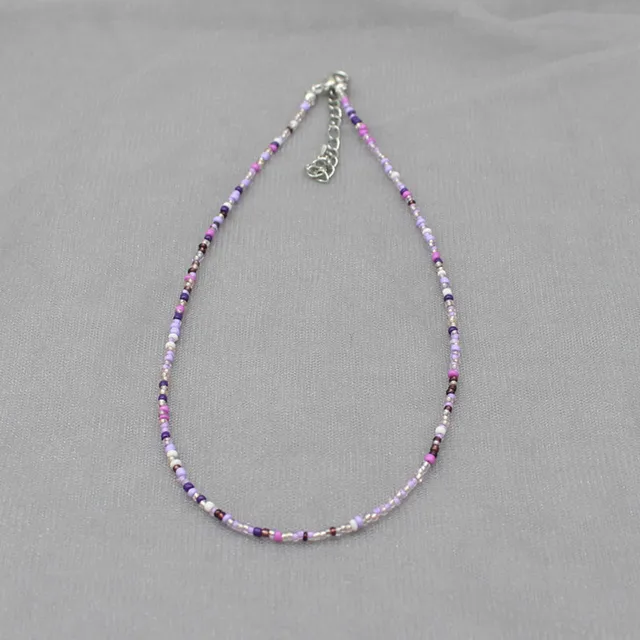 Collier ras du cou Simple en perles de rocaille pour femmes, Collier de bohème coloré fait à la main, cadeau de bijoux