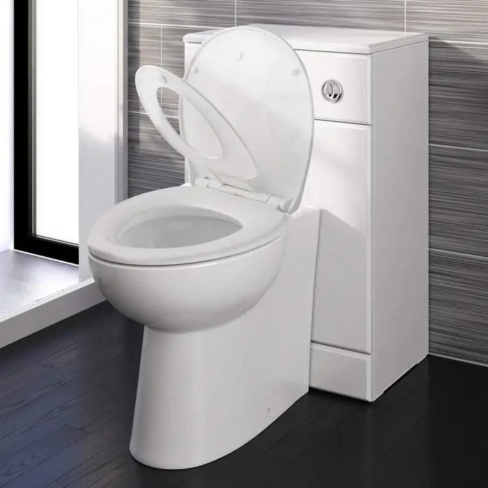 Крышка для унитаза медленный мягкий закрывающийся Овальный туалет для ванной комнаты белое сиденье для унитаза Запасные Принадлежности для унитаза