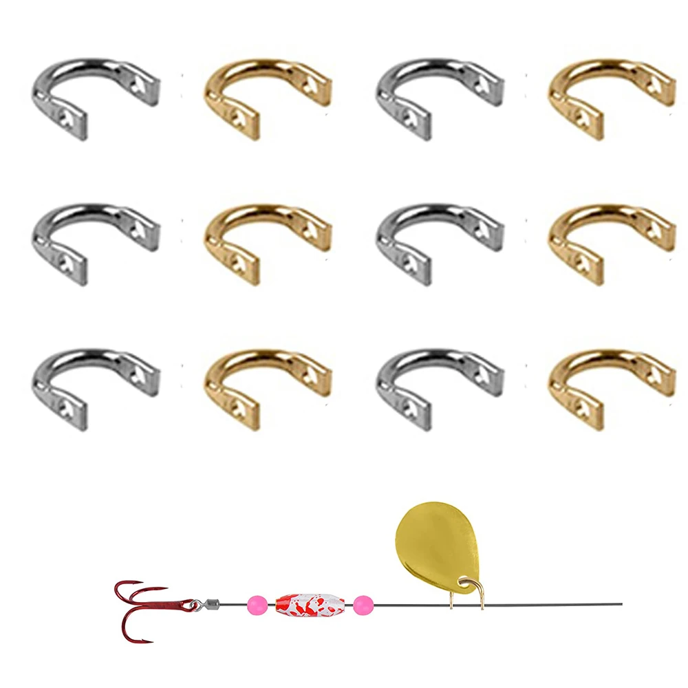 200Pcs Fishing Spoon Clevis Easy Spin Spinner bait Clevis Fishing Spoon