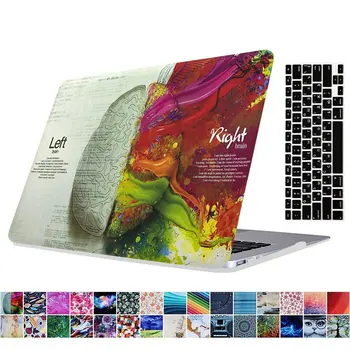 

Print Pattern Protective Hard Shell Case Keyboard Cover Skin Set For 11 12 13 15 16" Apple Macbook Air Pro Retina Touch Bar DC