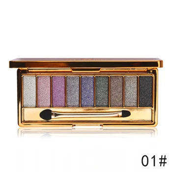 

Professional Makeup Eyeshadow Palette 9 Color Dazzle Bright Eye Shadow Makeup Shine Smoky Palette Make Up