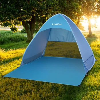 Automatic Instant Pop Up Tent Potable Beach Tent Lightweight Outdoor UV Protection Camping Fishing Tent Cabana Sun Shelter 2021 2