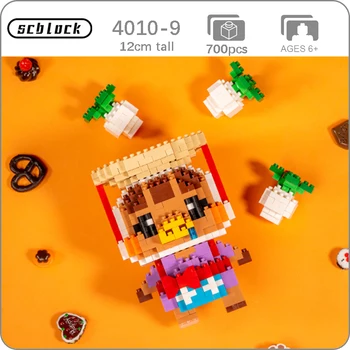 

SC 4010-9 Game Animal Crossing Pig Daisy Mae 3D Model 700pcs DIY Mini Diamond Blocks Bricks Building Toy for Children no Box
