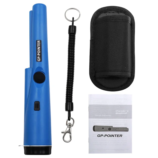 New Handheld Metal Detector Positioning Rod Detector blue