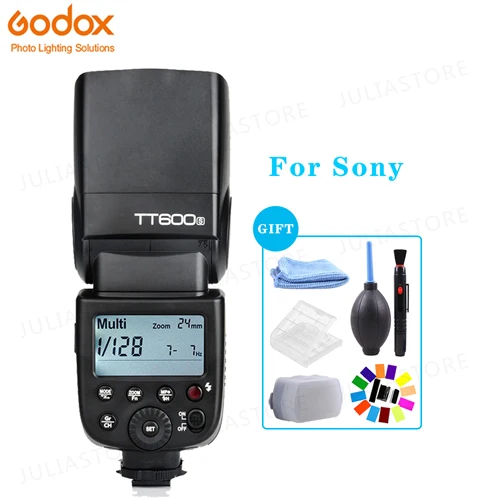 Godox TT600s вспышка для камеры Speedlite 2,4G Беспроводная Master Slave X1T-S HSS ttl для sony a6000 a7 II III a58 a6500 a6300 a37 - Цвет: TT600S for Sony