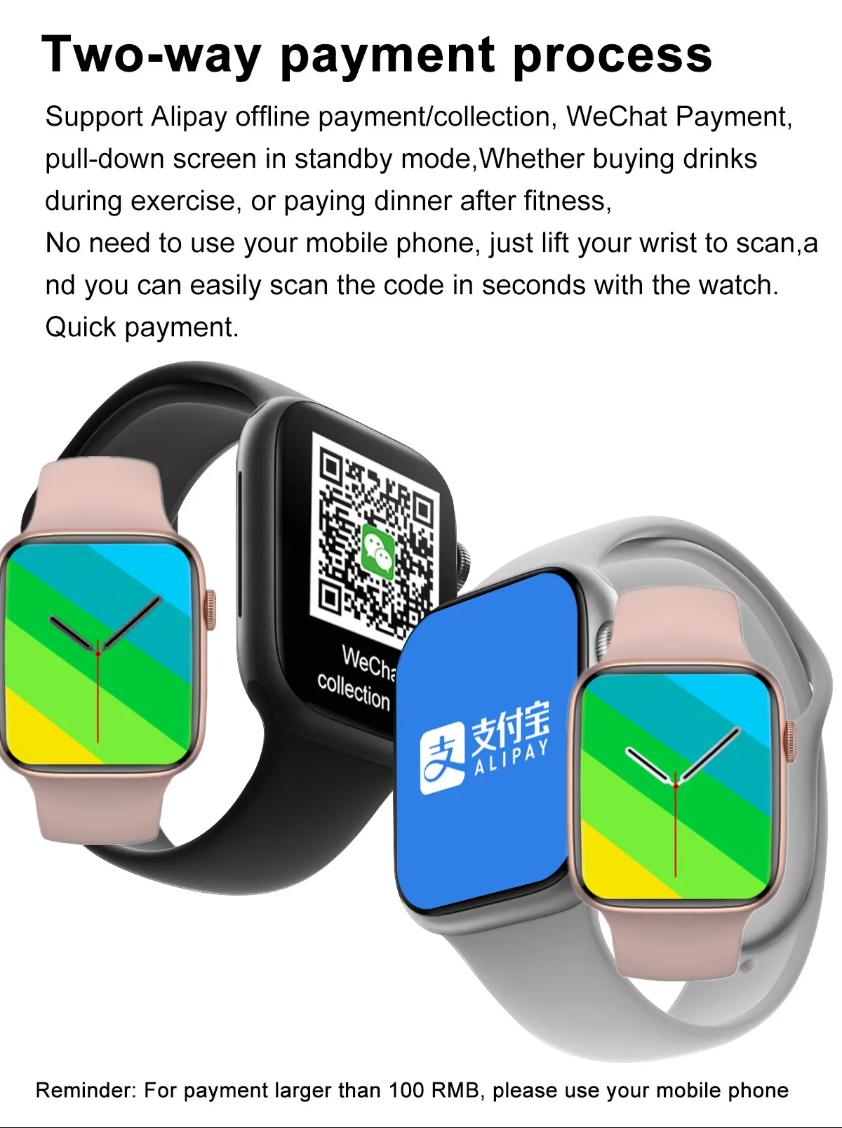 Original iwo DT7+ Smart Watch Series 7 NFC Function Bluetooth Call Ai Voice Assistant GPS Wireless Charger DT7 Plus Smartwatch