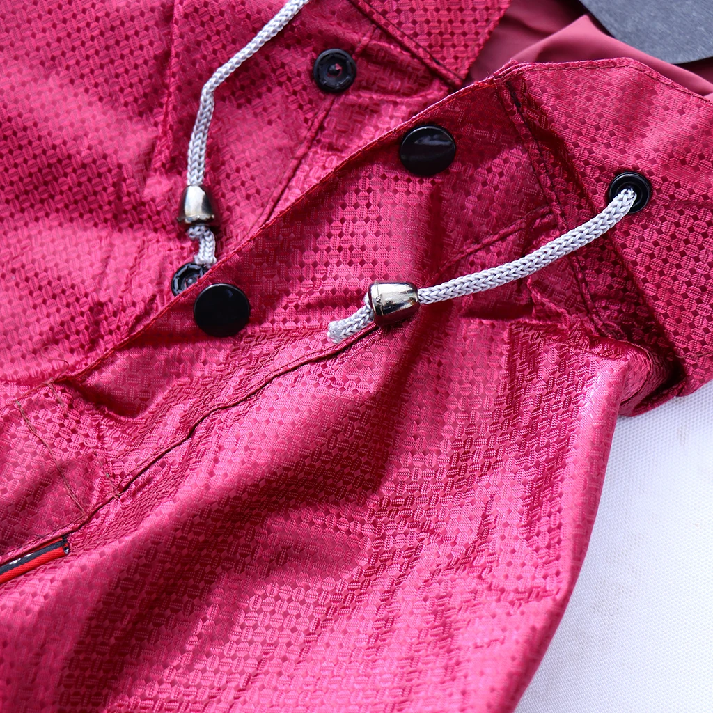 Cycling Bicycle Bike Raincoat Rain Cape Poncho Cloth Rainproof Purple