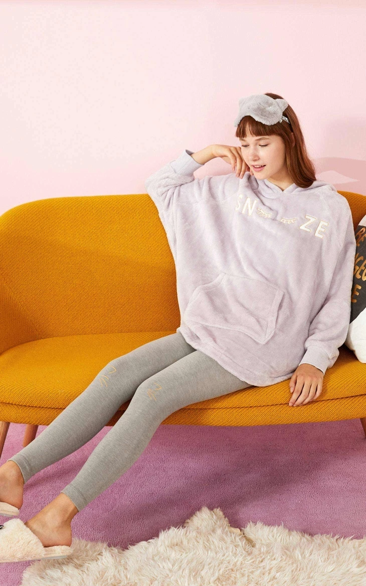 Vero Moda женский плюшевый пуловер Lounge одежда костюм пижамы набор | 31948L505