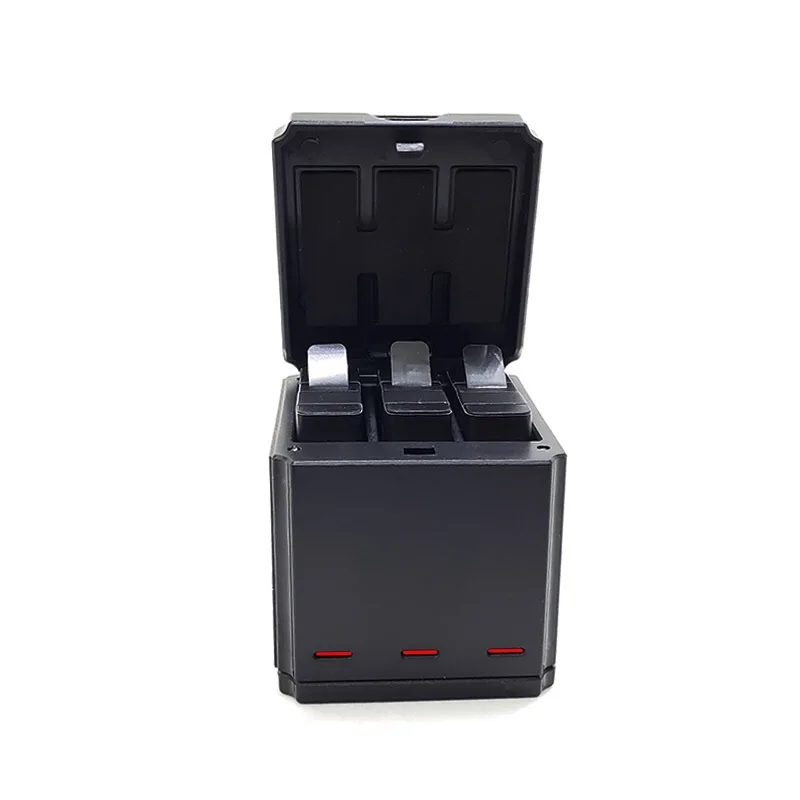 GoPro HERO5 6 Hero7 многофункциональное хранение-зарядный чехол Батарея Зарядное устройство три заряда с зарядным кабелем