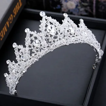 

headdress bride accessories new atmosphere Princess super fairy wedding dress accessories three piece set birthday