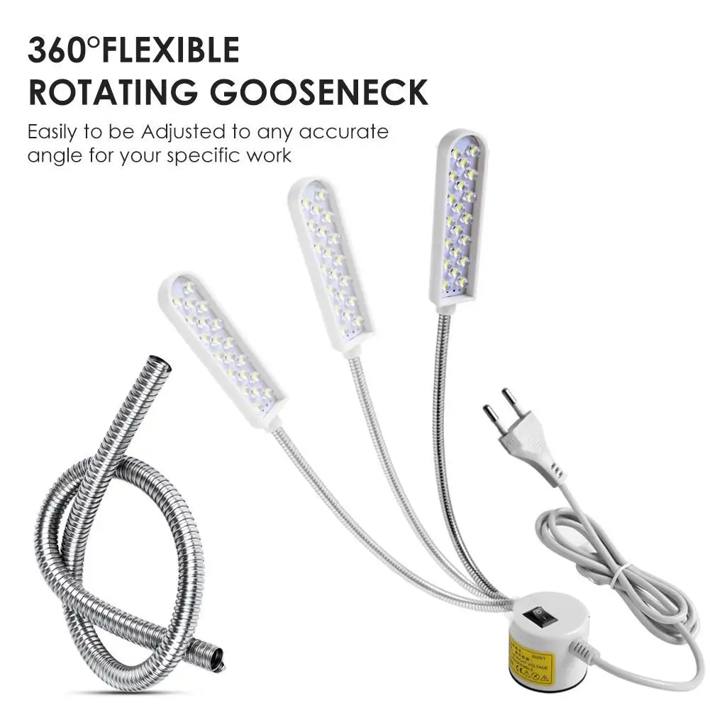

10/20/30 LED Super Bright Sewing Clothing Machine Light Multifunctional Flexible Work Lamp light for Workbench Lathe Drill Press