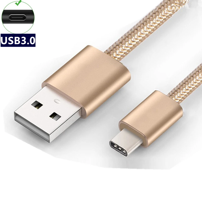 0.2M Corto 2M Intrecciato Cavo Usb Tipo C Cavo Di Ricarica Rapida Per Samsung Galaxy S21 Ultra S20 S10 S9 S8 Nota 9 8 Tab S3 A52 A51 A32