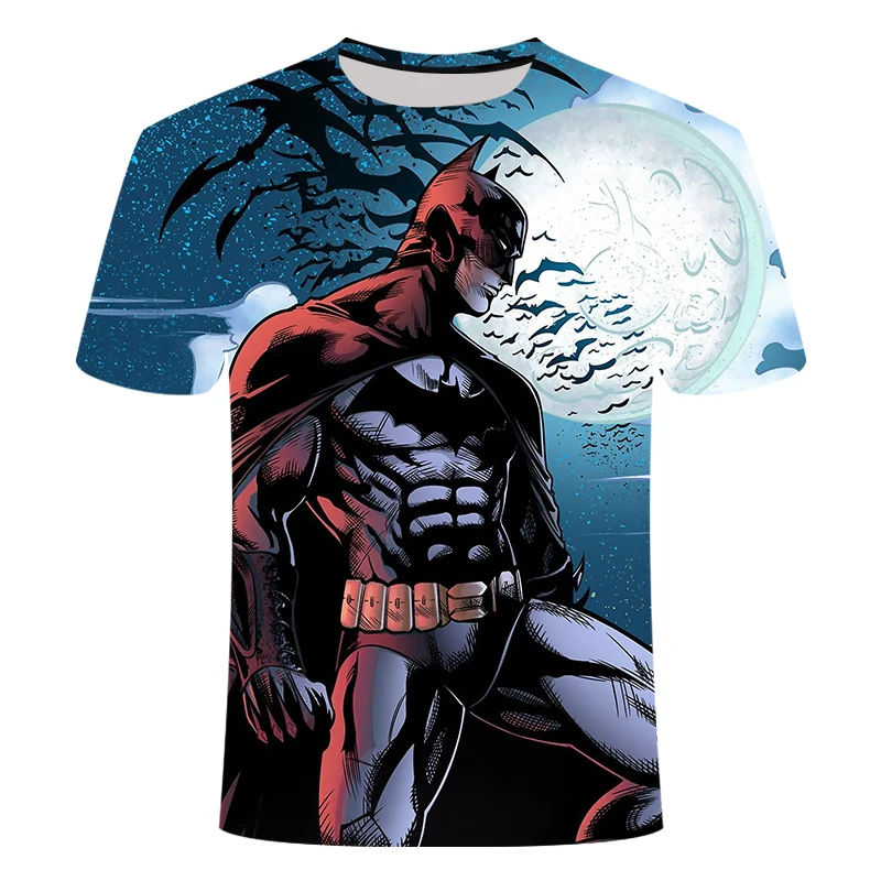 

New 3D Batman t shirt Superman Hulk Star Wars T Shirt Summer Style Men Short Sleeve Casual T-shirt Superhero Top Tees Tshirt 6xl