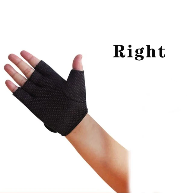 Maxairms спортивные перчатки для спортзала тренировочные перчатки для занятий тяжелой атлетикой для тренировки, бодибилдинга Спортивные Перчатки для фитнеса для поднятия веса - Цвет: black-right