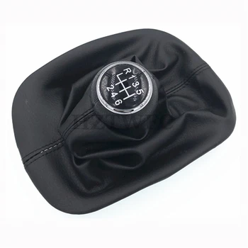 

Free Shipping 6 Speed Gear Shift Knob Gaitor Cover Black For VW PASSAT B5