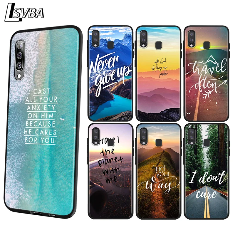 

Mountain Sea Beach Travel for Samsung Galaxy A90 5G A80 A70S A70 A60 A50 M30 A40 A30 A20E A10 A2 Core Phone Case