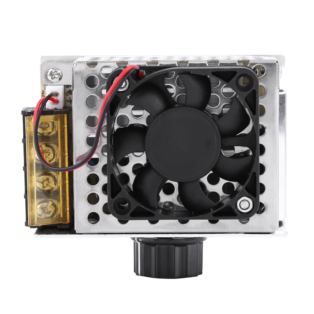 

4000W SCR Electric Voltage Regulator Dimmer Temperature Motor Speed Controller With Fan Ultra-High Power Electronic Regulator