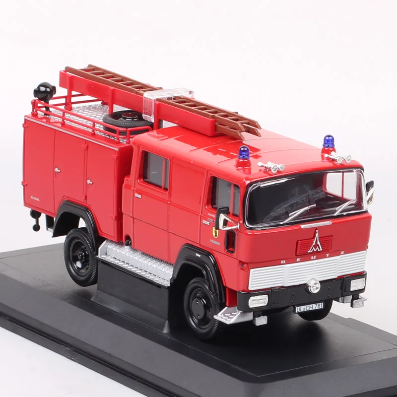 1:43 Scale Road Signature Retro 1965 MAGIRUS DEUTZ 100 D7 FA LF8 TS Fire Engine Car Model Truck Lorry Diecasts & Toy Vehicles no box 1 76 scale small actros 2554 france fire truck engine model diecasts