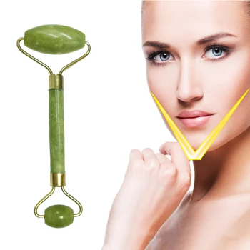 

1pcs Facial Massage Jade Roller Natural Jade Board Face Lift Hands Body Skin Relaxation Slimming Beauty Health Care