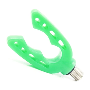 

Portable Durable Fishing Rod Holder Head Night Luminous Carp Fishing Support Stand Anti-slip U-shape Bracket Head Fishing Gear