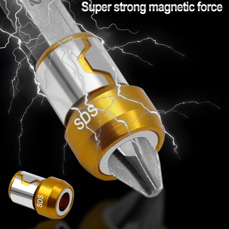 YANGYANPING Magnetic Ring Alloy Electric Magnetic Ring Screwdriver Bits Anti-Corrosion Strong Magnetizer Phillips Drill bit Magnetic Ring