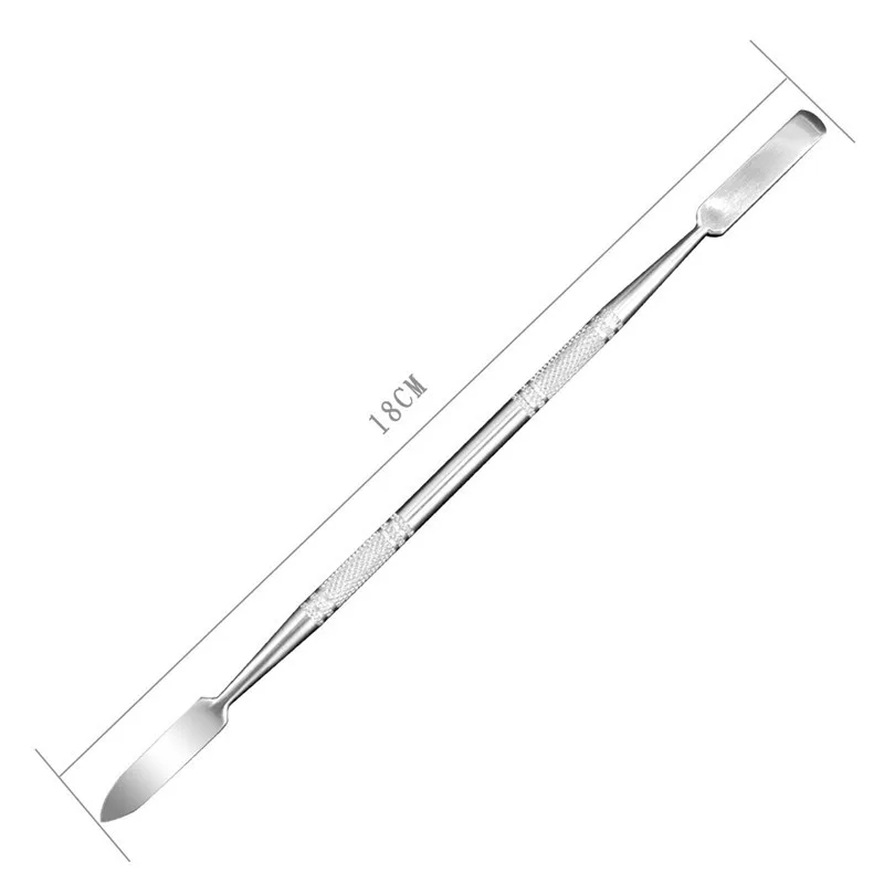 

1pc Stainless Steel Mixing Spatula Tool Spatuler Rod Dental Nail Art Makeup Foundation Eyeshadow Mixing Stick Color Tools